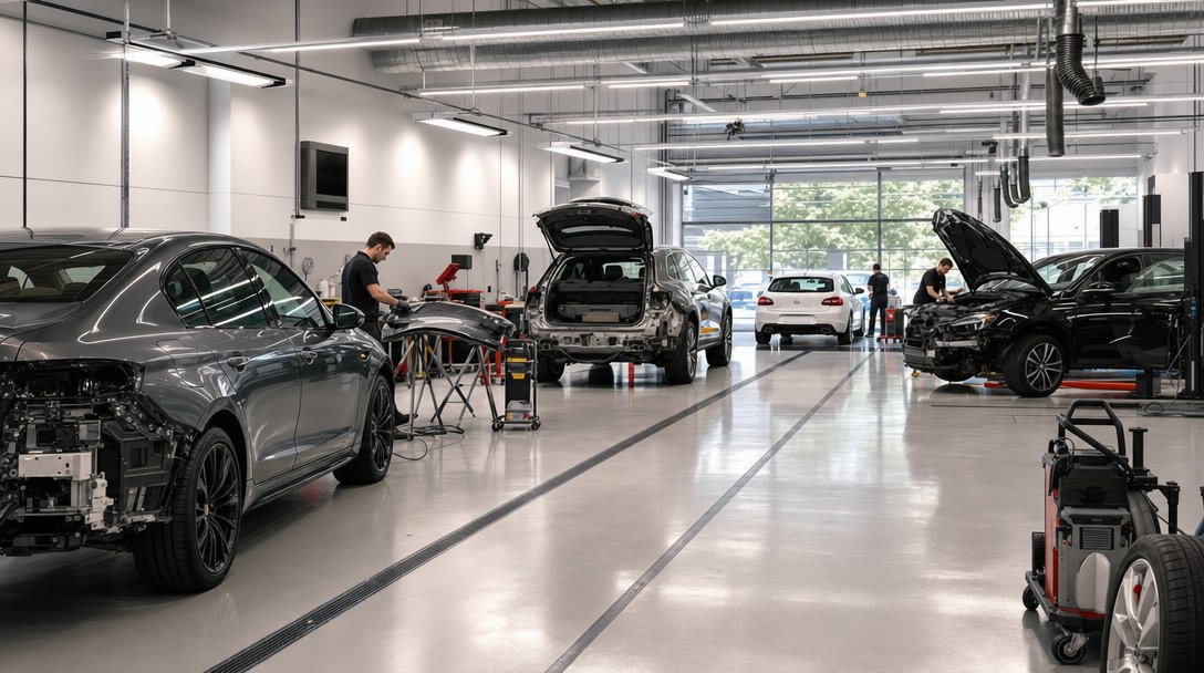 Beverly Hills Auto Body repair facility